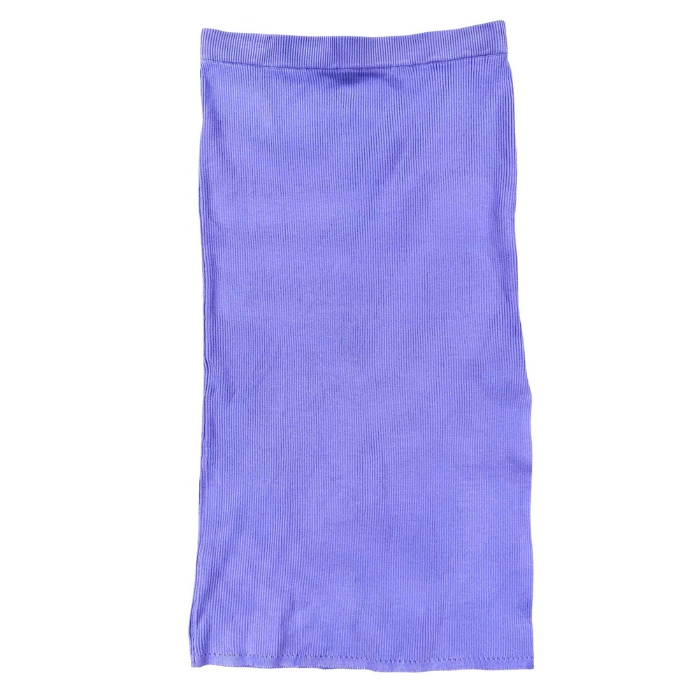 House Of Harlow 1960 Skirt Womens‎ Large Lavender Ribbed Knit Pencil Stretch NWT